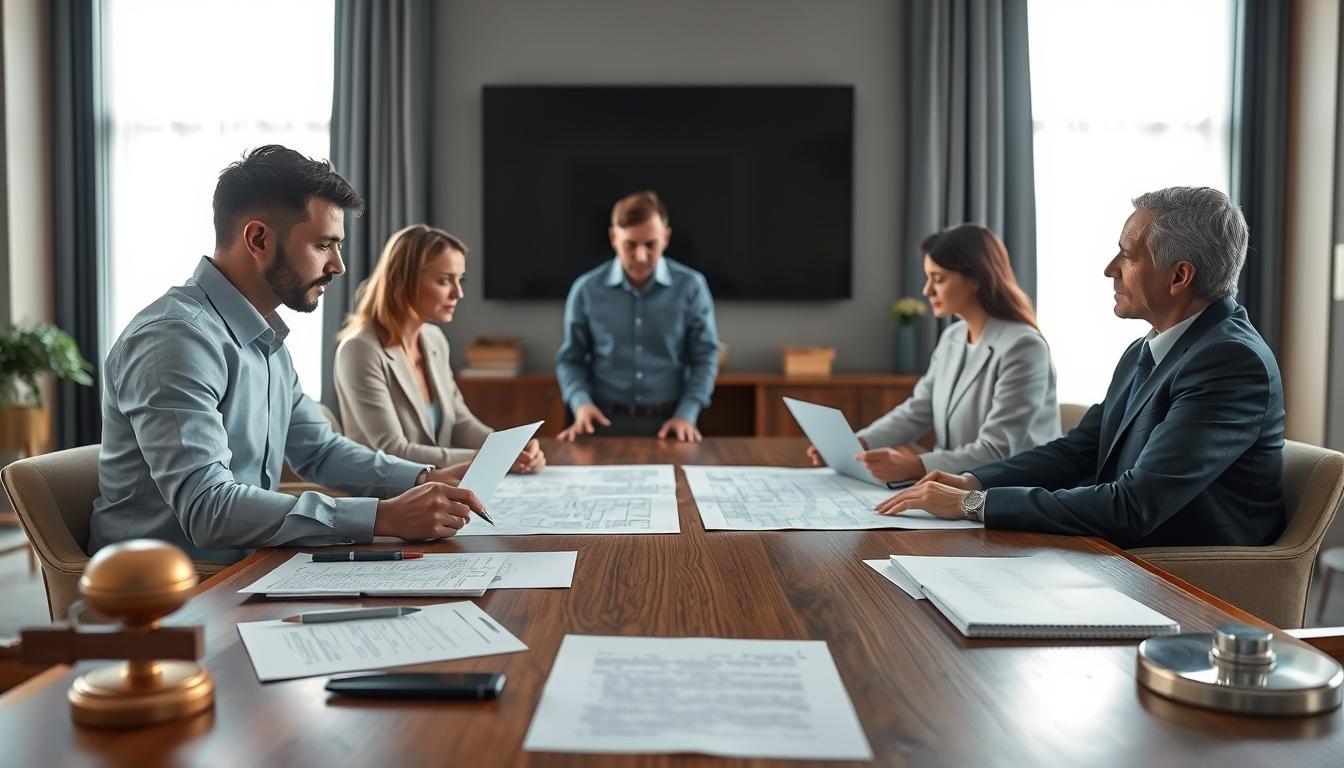 Family elder care planning discussion